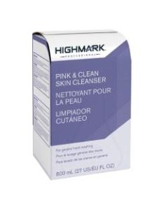 Highmark Professional, Pink & Klean Skin Cleanser, 800 mL, Case Of 12