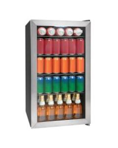 Igloo 3.5 Cu Ft 135-Can Beverage Cooler, Stainless Steel