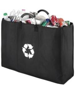 Whitmor Trash Bag - 30in Width x 21.20in Length x 9.50in Depth - Black - Polyester, Paper, Plastic - Bottle