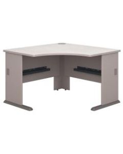 Bush Business Furniture Office Advantage Corner Desk 48inW, Pewter, Standard Delivery