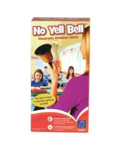 Educational Insights No Yell Bell Classroom Attention-Getter, 10in x 4in, Gold/Black, Pre-K - Grade 5