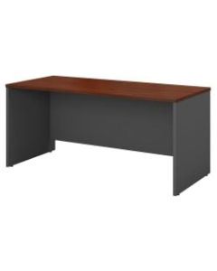 Bush Business Furniture Components Credenza Desk 60inW x 24inD, Hansen Cherry/Graphite Gray, Standard Delivery