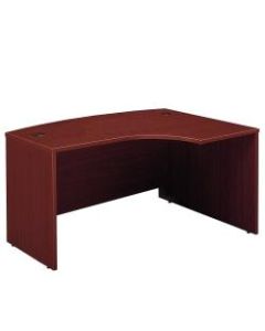 Bush Business Furniture Components L Bow Desk Right Handed, 60inW x 43inD, Mahogany, Standard Delivery