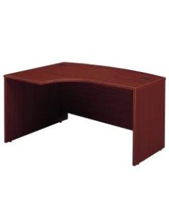 Bush Business Furniture Components L Bow Desk Left Handed, 60inW x 43inD, Mahogany, Standard Delivery