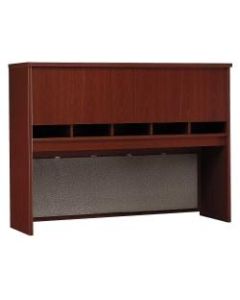 Bush Business Furniture Components Hutch 60inW, Mahogany, Standard Delivery