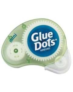 Glue Dots Dot N Go Dispensers, Poster, Clear/Purple, Case Of 6