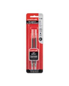 uni-ball 207 Impact Gel Pen Refills, Bold Point, 1.0 mm, Black, Pack Of 2 Refills