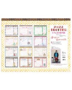 TF Publishing Large Monthly Desk Pad Calendar, 17in x 22in, Susan Branch, January To December 2022