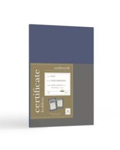 Southworth Certificate Holders, Navy Blue, Pack Of 10