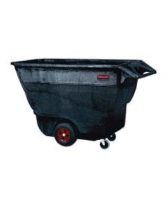 Rubbermaid Commercial Standard Duty Utility Truck - 1250 lb Capacity - Structofoam - x 33in Width x 72in Depth x 43in Height - Black - 1 Each