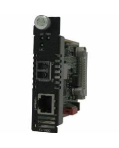 Perle CM-100-S2SC20 Fast Ethernet Media Converter - 1 x Network (RJ-45) - 1 x SC Ports - 100Base-TX, 100Base-LX - Internal