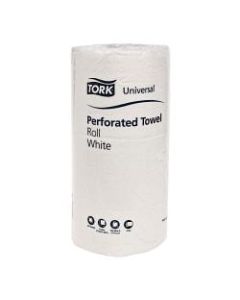 SCA Tissue Tork Universal 2-Ply Paper Towels, 100% Recycled, 210 Sheets Per Roll, Pack Of 12 Rolls