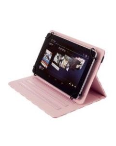 Kyasi Seattle Classic Universal Folio Case For 7 - 8in Tablets, Pink Polka Dots, KYSCUN78C3