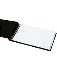Cardinal Write N Erase Tab Dividers, White, Pack Of 5