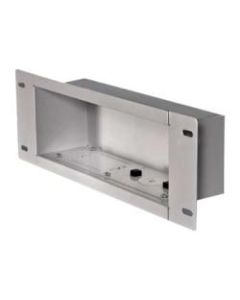 Peerless Recessed Cable Management and Power Storage Accessory Box IBA3-W - Mounting kit (cable box) - cold-rolled steel, fused epoxy - white - in-wall mounted