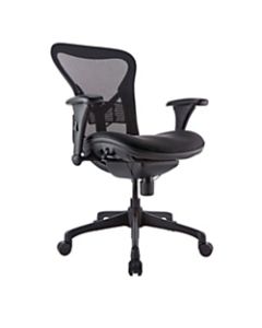 WorkPro Warrior 212 Mesh Managerial Mid-Back Chair, Black