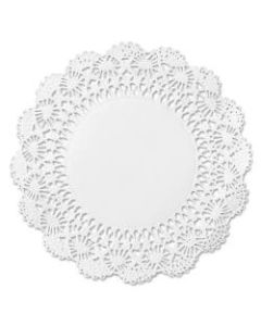 Hoffmaster Cambridge Lace Paper Doilies, 10in Diameter, White, Pack Of 1,000 Doilies