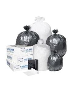 Integrated Bagging Systems High-Density 0.24-mil Can Liners, 18in x 17in, 4 Gallons, Clear, 50 Liners Per Roll, 40 Rolls Per Case