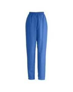 Medline ComfortEase Ladies Elastic-Waist Polyester Scrub Pants, 3X, Royal Blue