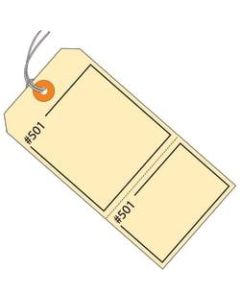 Office Depot Brand Claim Tags, 100% Recycled, 4 3/4in x 2 3/8in, Manila, Case Of 1,000