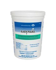 Diversey Easy Paks Detergent/Disinfectant, Original Scent, 90 Packets Per Tub, Case Of 2 Tubs