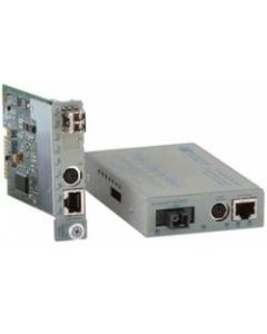 Omnitron Systems iConverter Fast Ethernet Media Converter - 1 x RJ-45 , 1 x ST Duplex - 10/100Base-TX, 100Base-FX - Internal