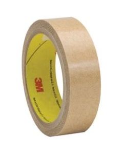 3M 927 Adhesive Transfer Tape Hand Rolls, 3in Core, 1in x 60 Yd., Clear, Case Of 6