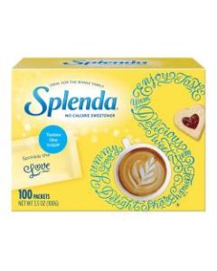 Splenda No Calorie Sweetener Packets - Packet - 0 lb (0 oz) - Artificial Sweetener - 1200/Carton