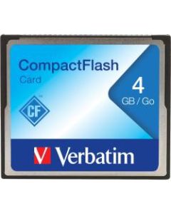 Verbatim 4GB CompactFlash Memory Card - 1 Card/1 Pack