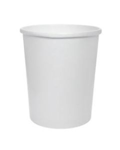 Solo Flexstyle Double Poly Paper Containers, 32 Oz, White, 25 Per Pack, 500 Per Case