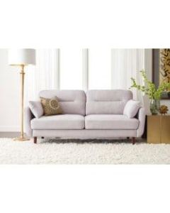 Serta Sierra Collection Loveseat, Ivory/Chestnut