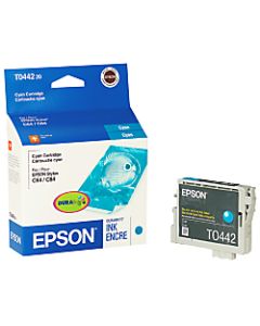 Epson T0442 DuraBrite Cyan Ink Cartridge, T044220