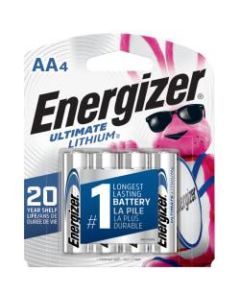 Energizer Photo Ultimate AA Lithium Batteries, Pack Of 4