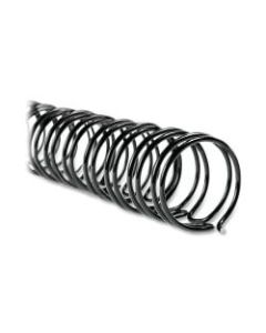 GBC WireBind Binding Spines, 3/8in Capacity (75 Sheets), Black, Box Of 100
