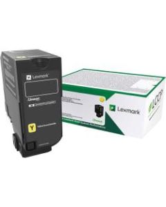 Lexmark Original Toner Cartridge - Yellow - Laser - Standard Yield - 7000 Pages - 1 Each