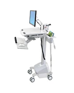 Ergotron StyleView EMR Cart with LCD Arm, White