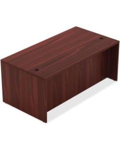 Lorell Chateau Series Shell Desk, 72inW x 36inD, Mahogany