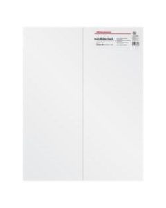 Office Depot Brand Vanishing Grid Presentation Tri-Fold Foam Board, 22in x 28in, White