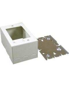 C2G Wiremold 700 Three Gang Extra Deep Switch and Receptacle Box Fitting - 3-gang - Steel
