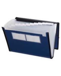 Pendaflex Professional Poly Expanding File, 13 Pockets, Letter Size, Metallic Blue