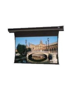 Da-Lite Tensioned Contour Electrol Video Format - Projection screen - ceiling mountable, wall mountable - motorized - 120 V - 150in (150 in) - 4:3 - Da-Mat - black with light textured powder coat