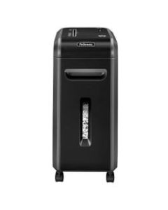 Fellowes Powershred 99Ms 14 Sheet Micro-Cut Paper Shredder, Black/Silver