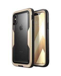 i-Blason Magma iPhone X Case - For Apple iPhone X Smartphone - Gold - Polycarbonate, Thermoplastic Polyurethane (TPU)