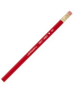 J.R. Moon Pencil Co. Try Rex Pencils, Jumbo, #2 Soft Lead, 2.11 mm, Red, Pack Of 36