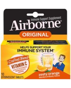 Airborne Tablets, Orange, Pack Of 10