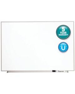Quartet Matrix Magnetic Marker Unframed Dry-Erase Whiteboard, 34in x 23in, White/Silver