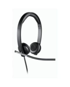 Logitech USB Headset Stereo H650e - Stereo - USB - Wired - 50 Hz - 10 kHz - Over-the-head - Binaural - Supra-aural - Noise Cancelling Microphone