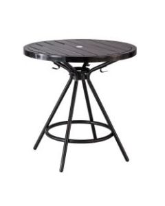 Safco CoGo Outdoor/Indoor Round Table, 36in Diameter, Black