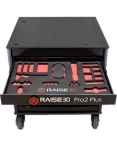 RAISE3D Printer Cart for Pro2 Plus/N2 Plus - 4 Casters - 24.5in Width x 23.3in Depth x 25in Height