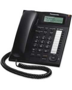 Panasonic KX-TS880B Integrated Telephone System with 10 One-Touch Dialer Stations in Black